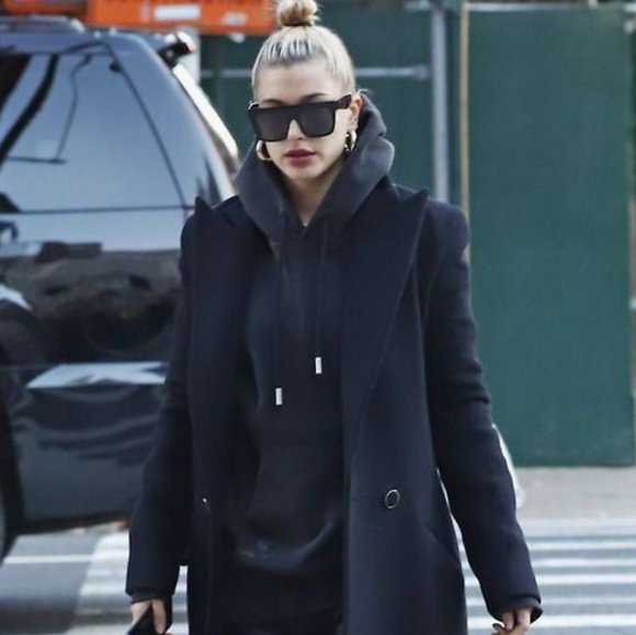 HP ||🌟NEW! Black Flat Top Oversized Square Sunnies "Best Seller" 1 left! - Picture 5 of 8